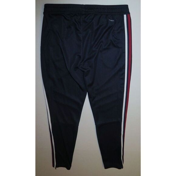 adidas Women's Sz M Navy 3 Striped Climacool Tiro Soccer Track Pants - Picture 2 of 11